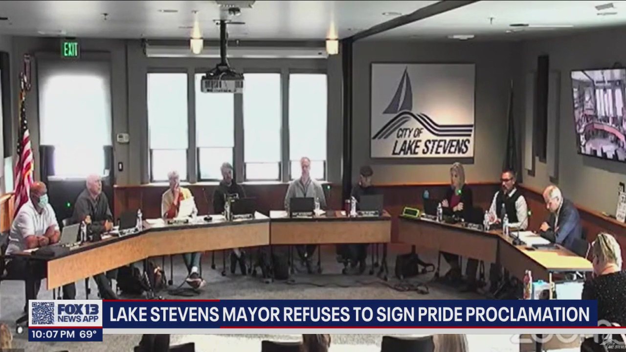 Lake Stevens mayor refuses to sign Pride Proclamation