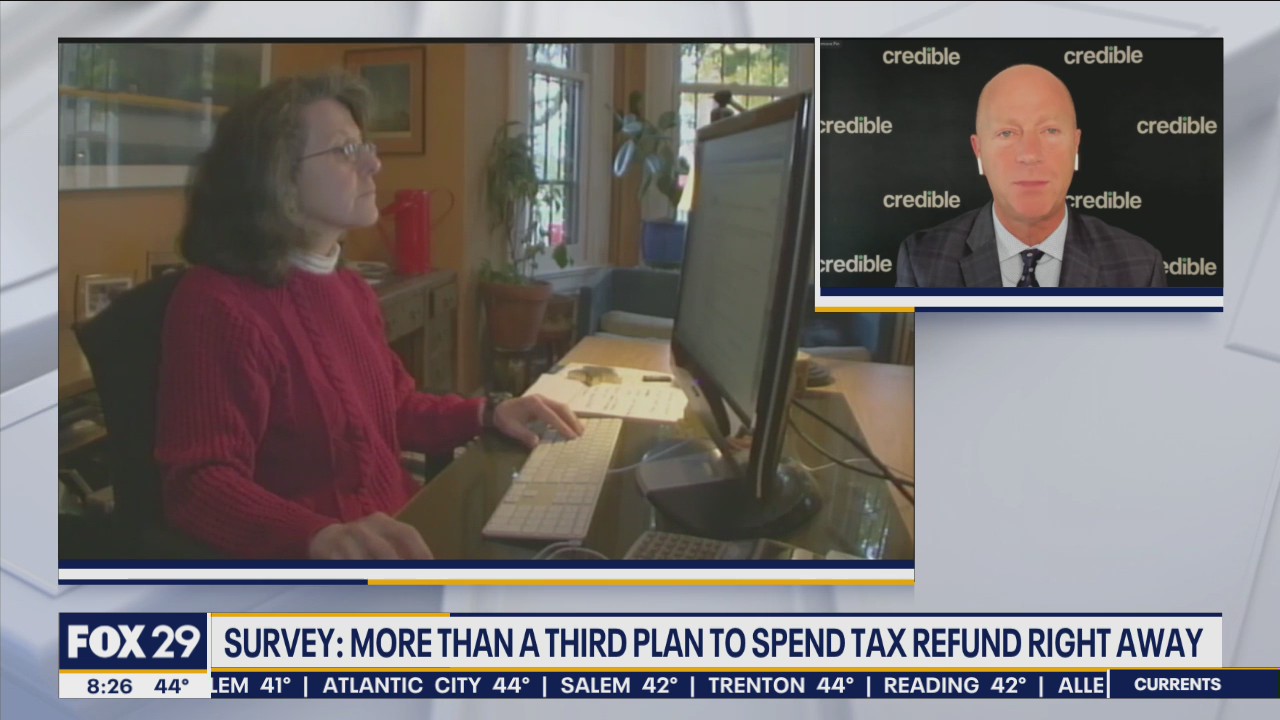 Survey: 1 in 3 taxpayers plan to use their tax refund immediately