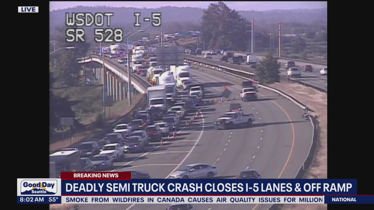 Police pursuit ends in deadly semi crash