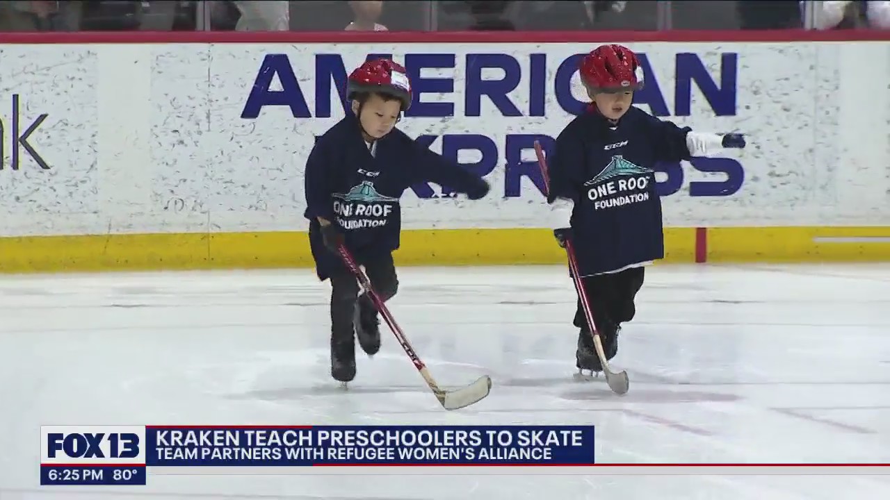 Kraken program teaches local preschoolers to skate for free