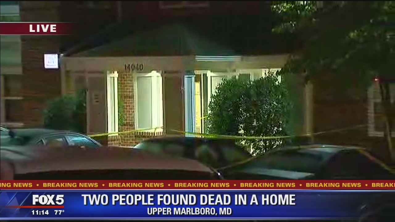 Police: 2 dead after apparent murder-suicide in Upper Marlboro