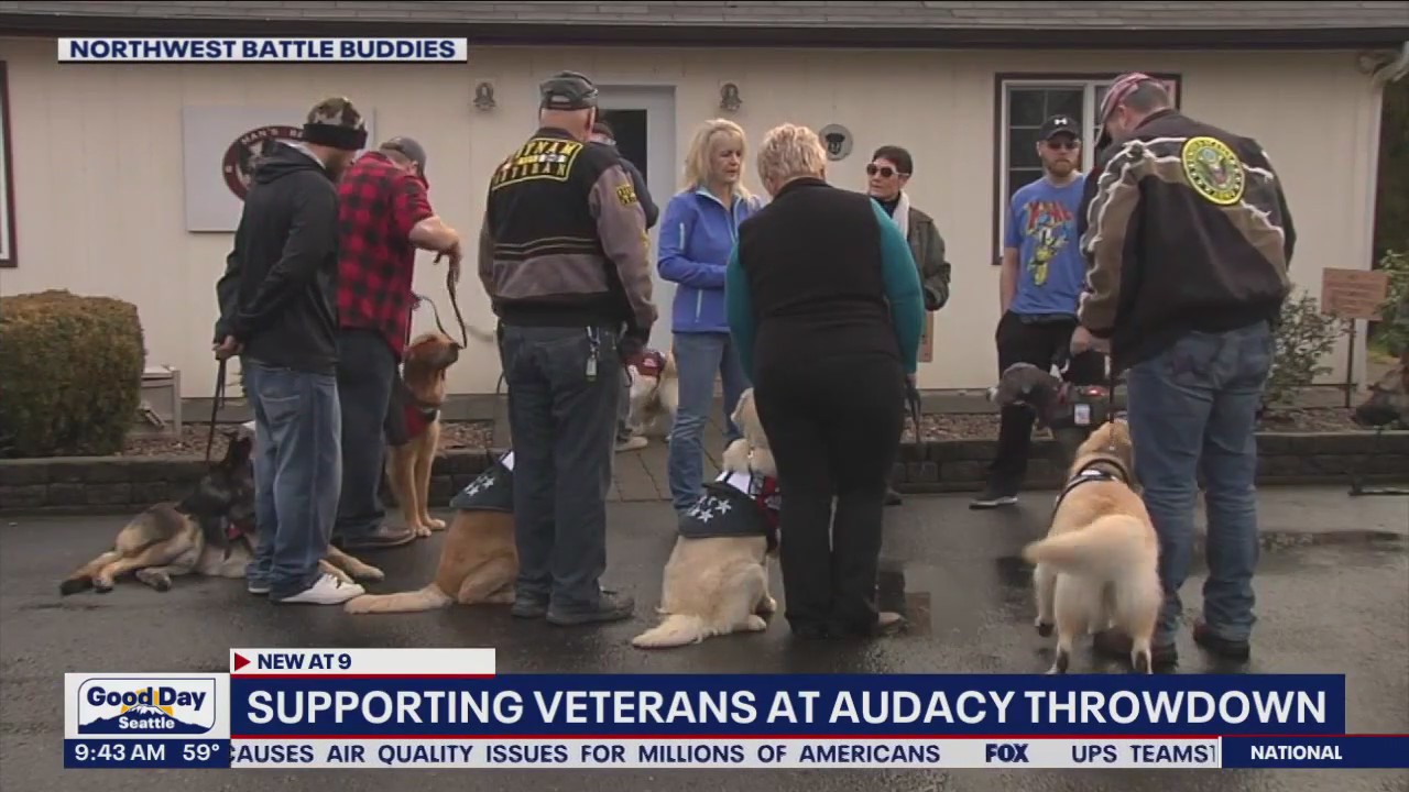Supporting veterans at Audacy Throwdown