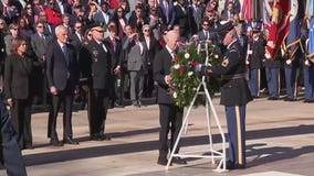 Biden, Harris visit Tomb of Unknown Soldier