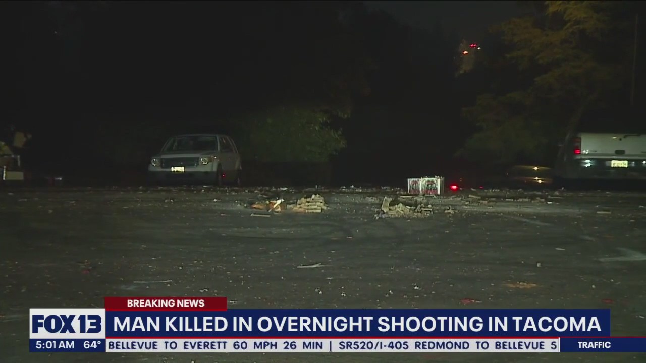 Man killed in overnight shooting in Tacoma