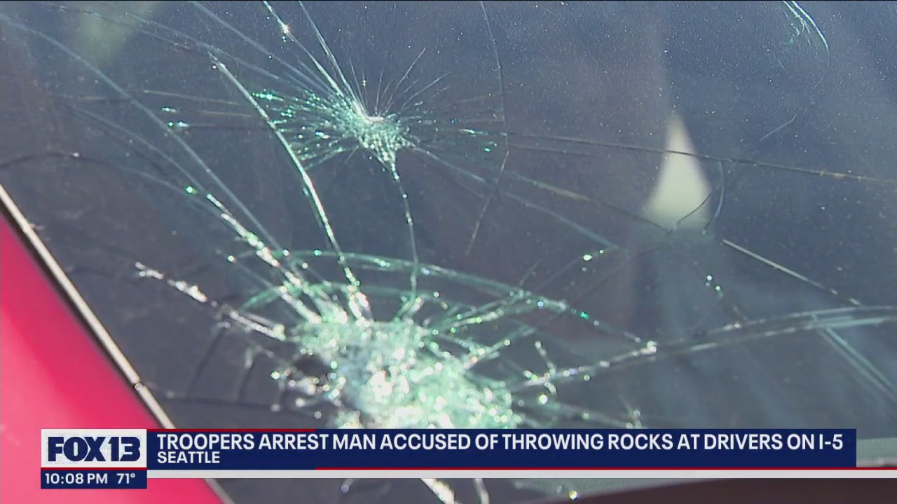 WSP arrest man accused of throwing rocks at drivers