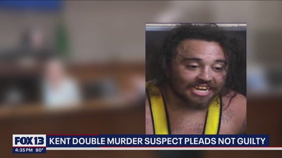 Double murder suspect pleads not guilty