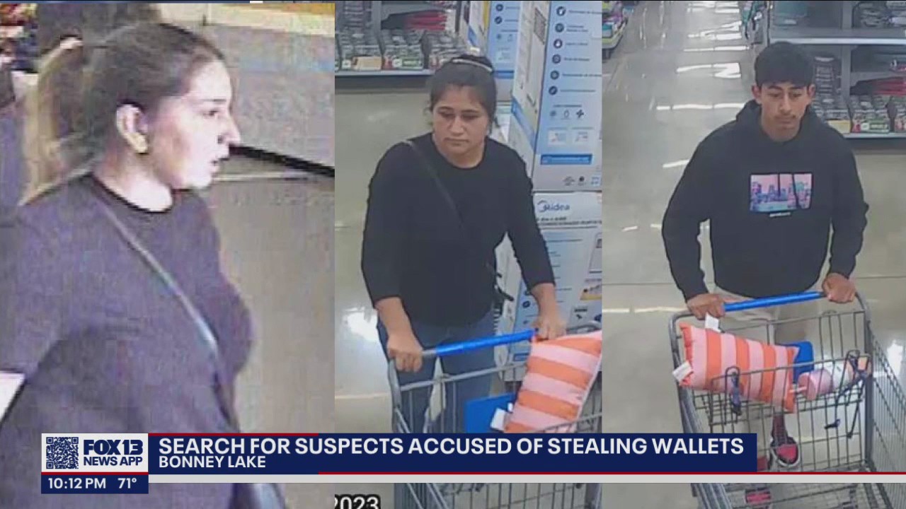 Bonney Lake police looking to ID 3 suspects who stole wallets from ...