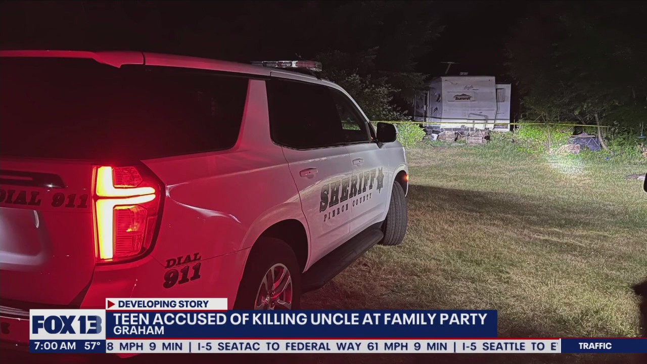 Teen accused of killing uncle at family party