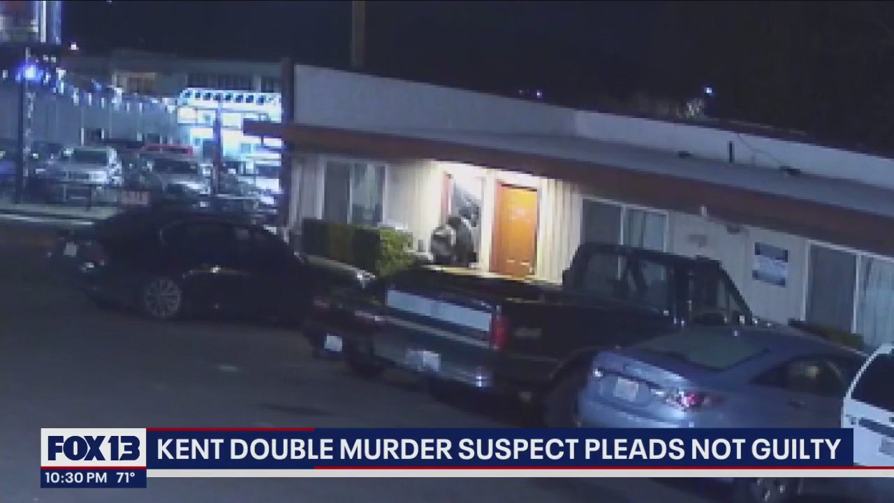 Double murder suspect pleads not guilty