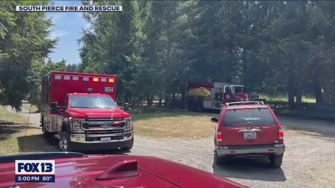 Level 3 evacuations issued in Roy | FOX 13 Seattle