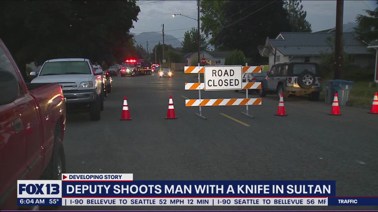 Investigation underway after deputy shoots knife-wielding man in Sultan