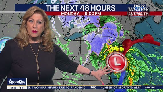 Weather Authority: Monday, 5 a.m. update