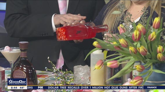 Easter candy cocktails and mocktails