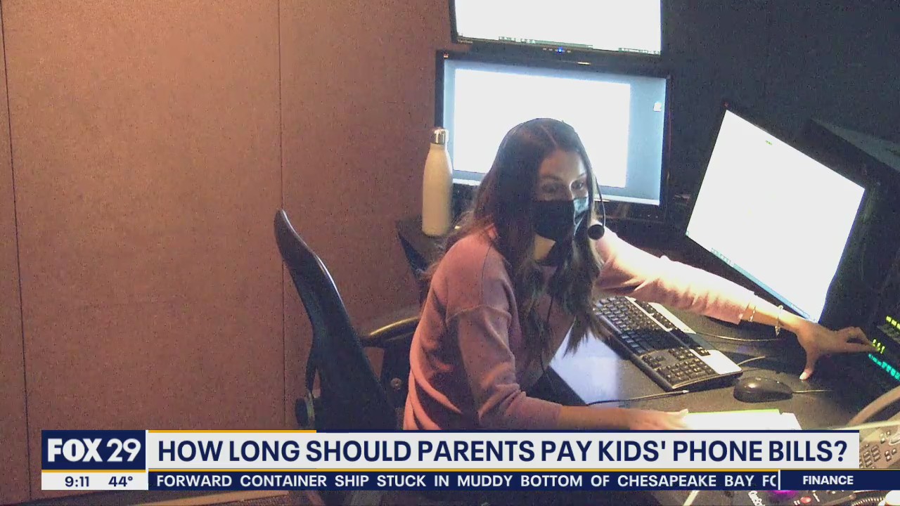 Survey: 40% of parents with children 18-35 are still paying their child's phone bill