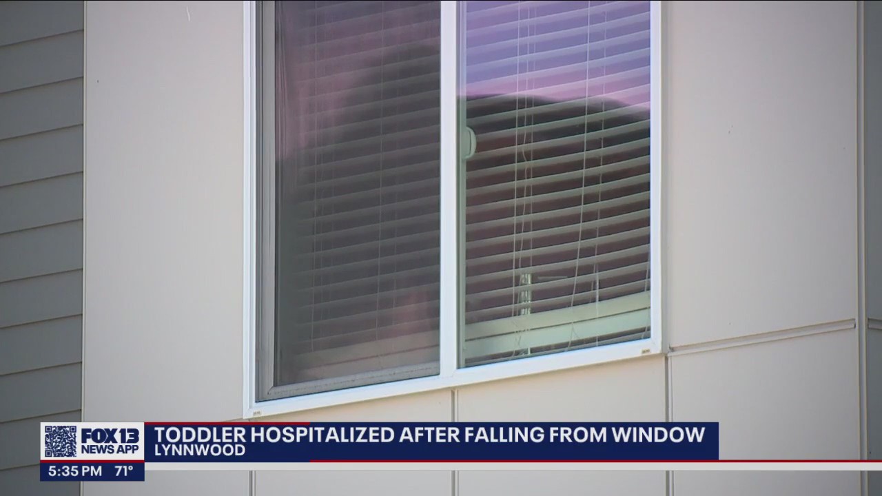 Child falls out of window in Everett