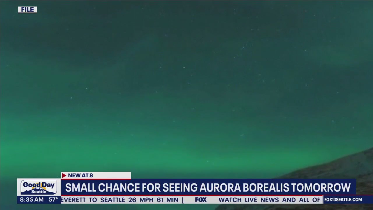 Small chance for seeing Aurora Borealis