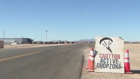 Skydiver hospitalized after canopy collapses