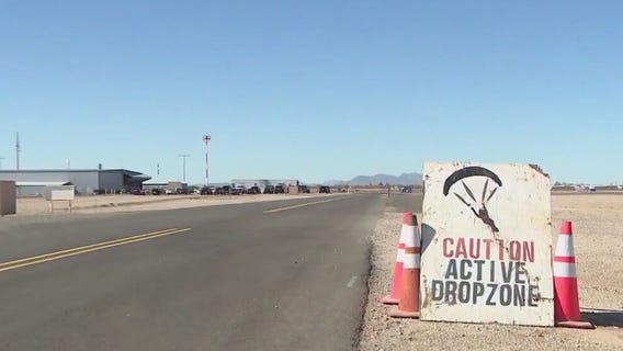 Skydiver hospitalized after canopy collapses