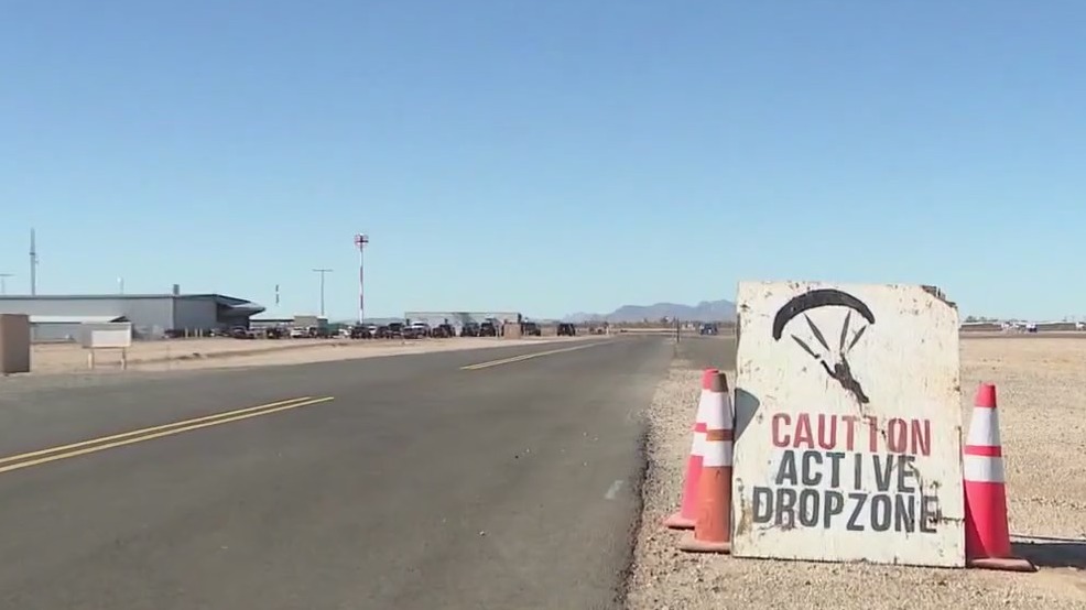 Skydiver hospitalized after canopy collapses