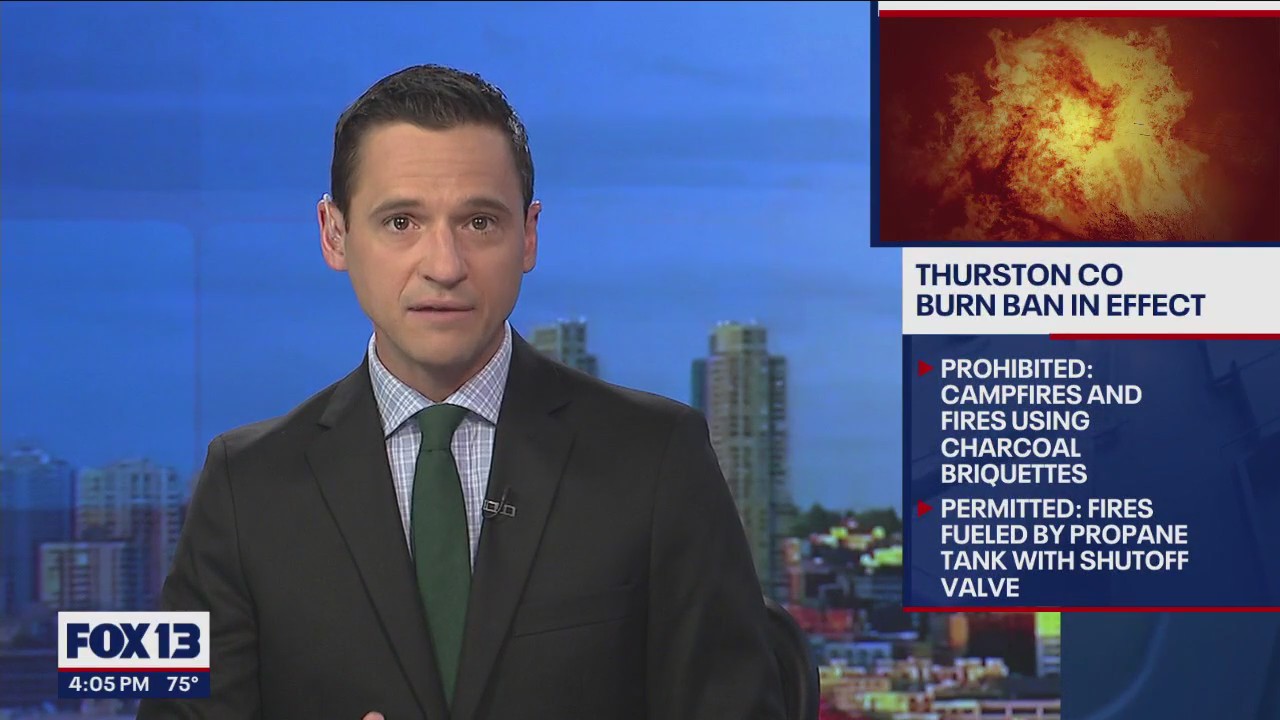 Thurston County burn ban in effect