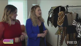 Learning about the wardrobe for 'SIX The Musical' at The Paramount