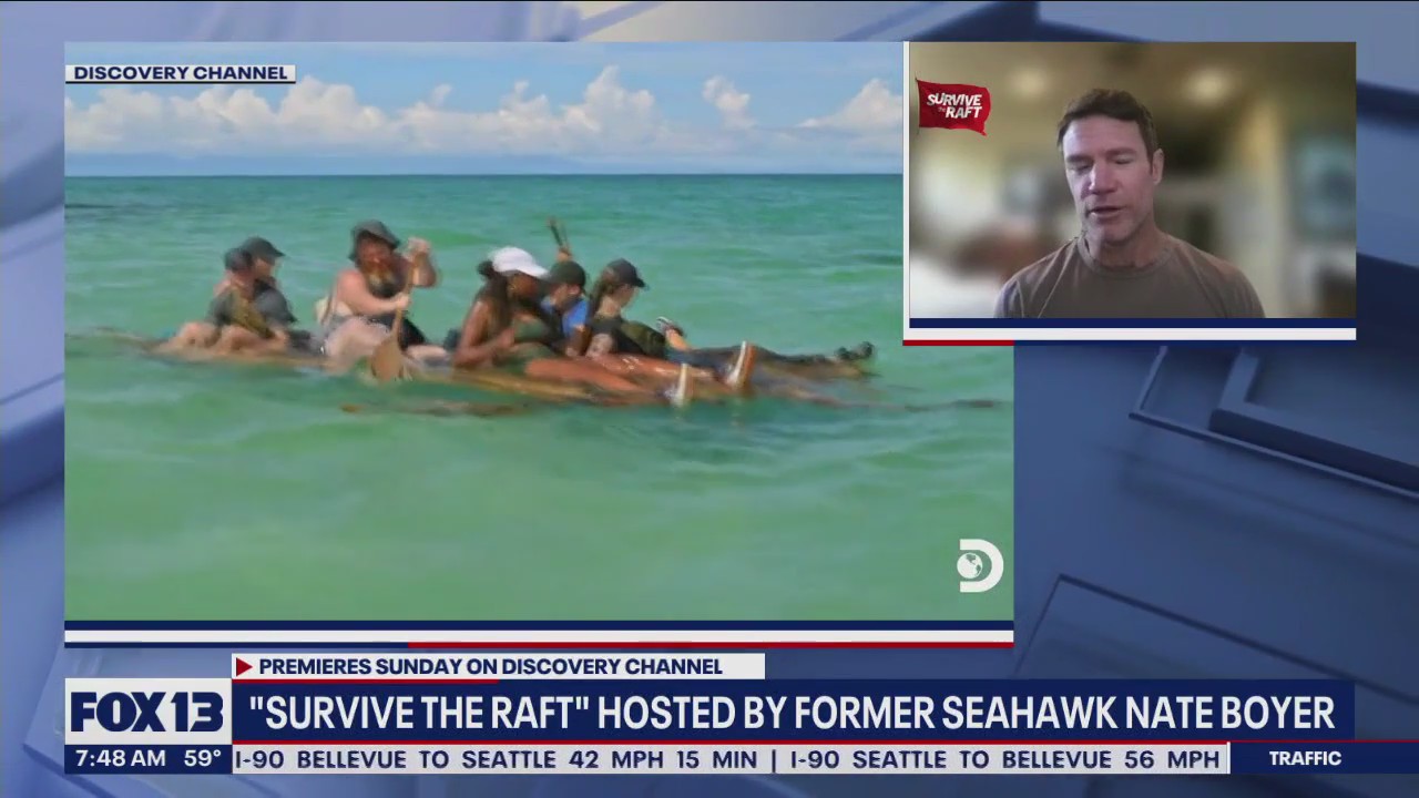 'Survive the Raft' hosted by former Seahawk Nate Boyer