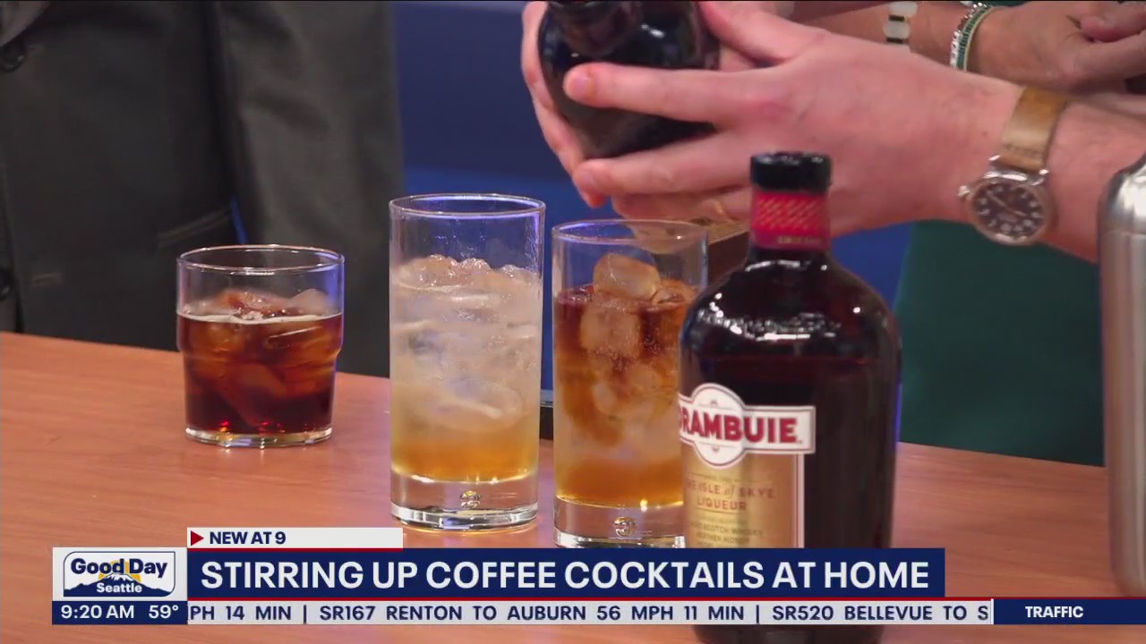 Stirring up coffee cocktails at home