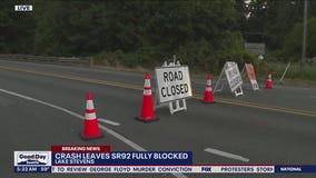 Crash blocks SR 92 in Lake Stevens fully blocked