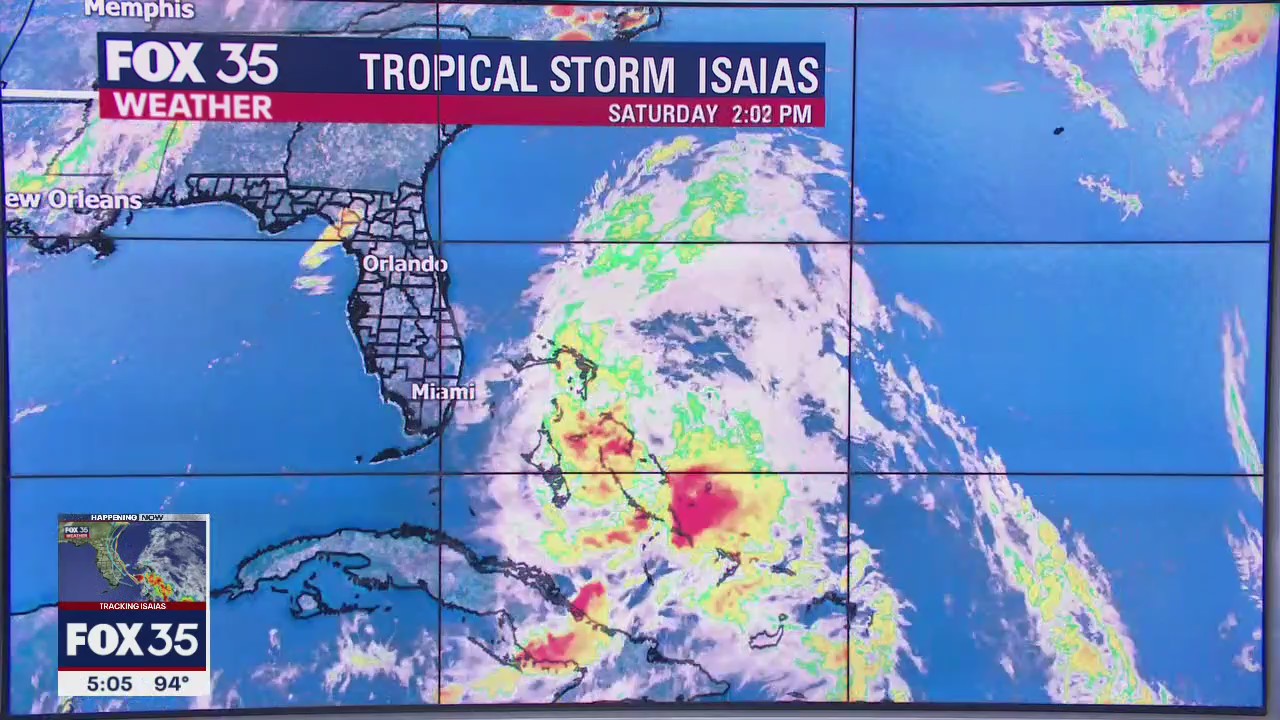 5 p.m. Hurricane Isaias update