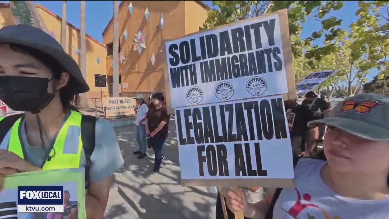 South Bay protesters call for ICE to end deportation efforts