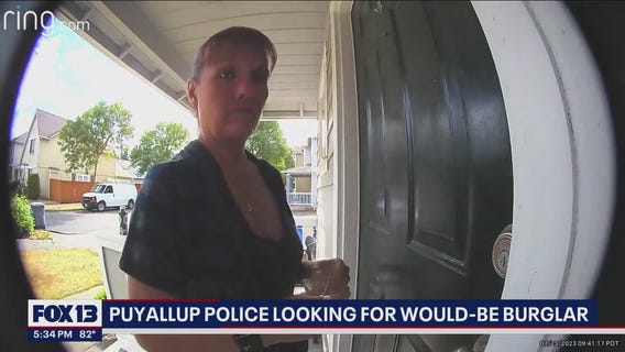 Puyallup police looking for attempted burglary suspect