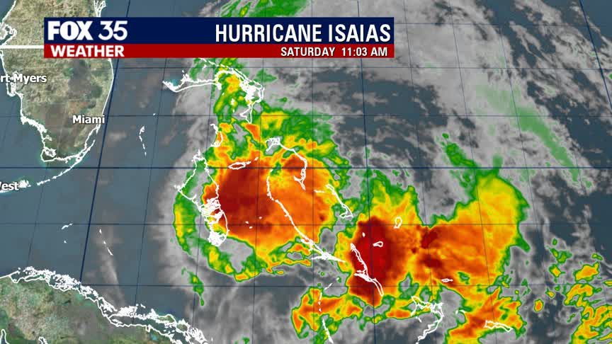 11 a.m. Hurricane Isaias update
