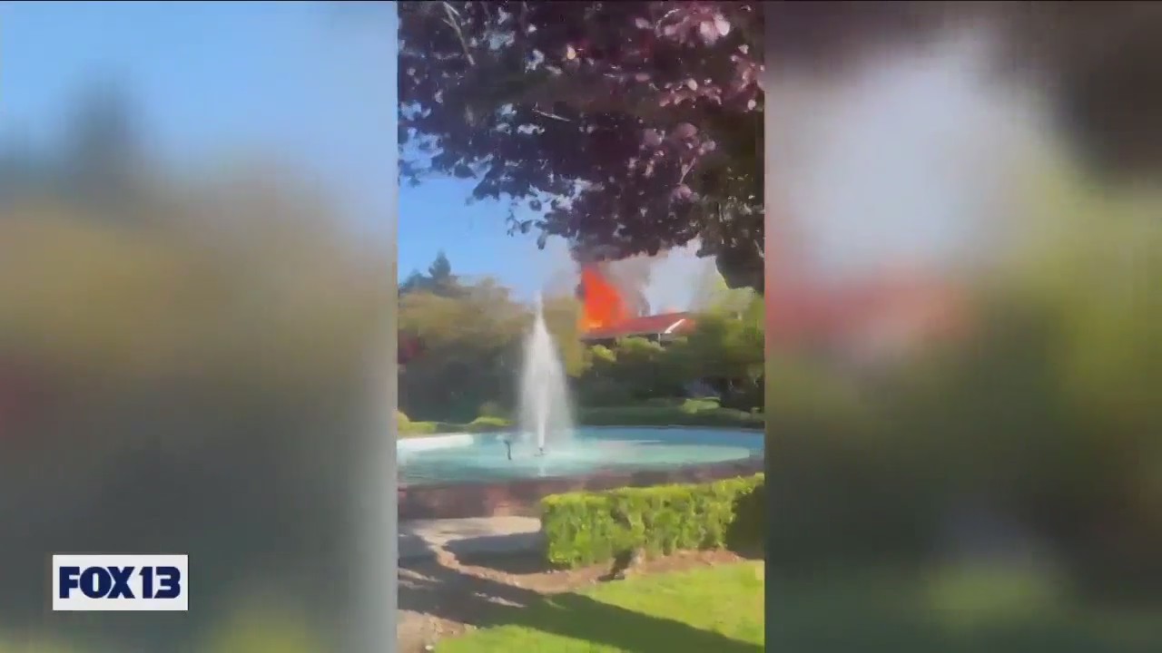 Bellevue PD: Man barricades in apartment, fire breaks out shortly after domestic disturbance call