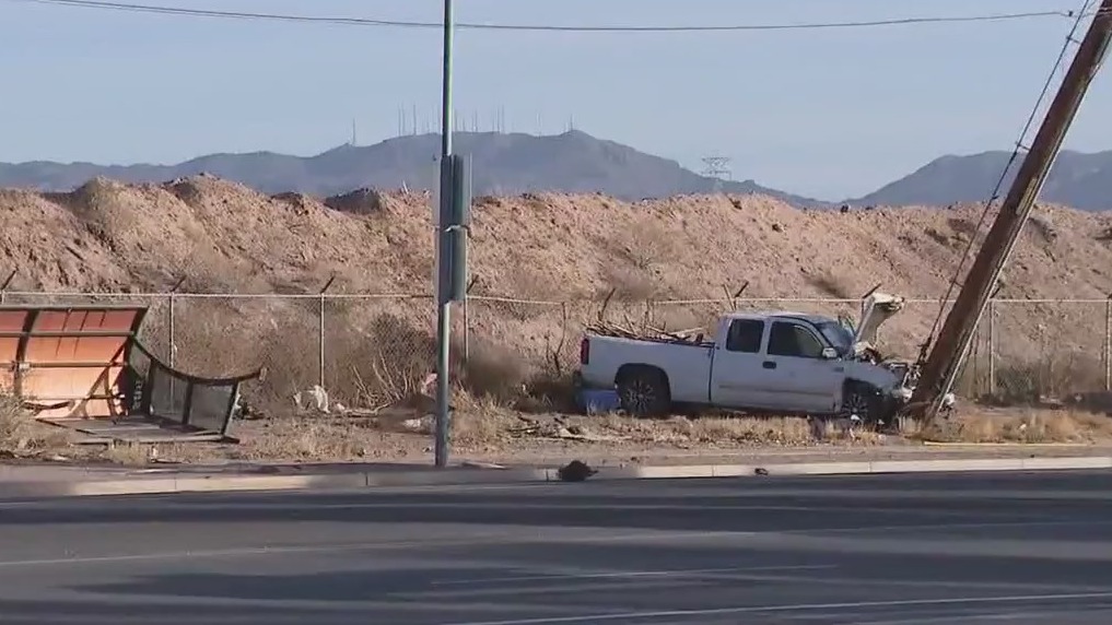 Phoenix driver crashes into pole at a bus stop