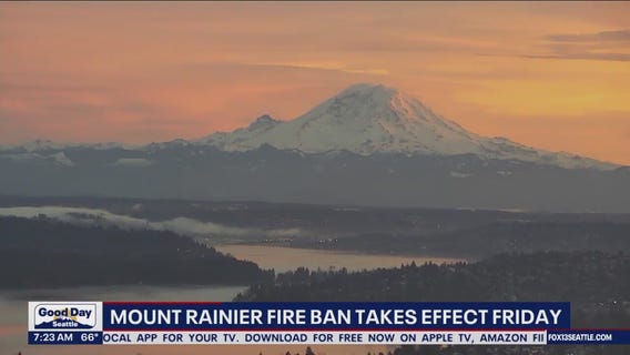 Mount Rainier fire ban takes effect Friday