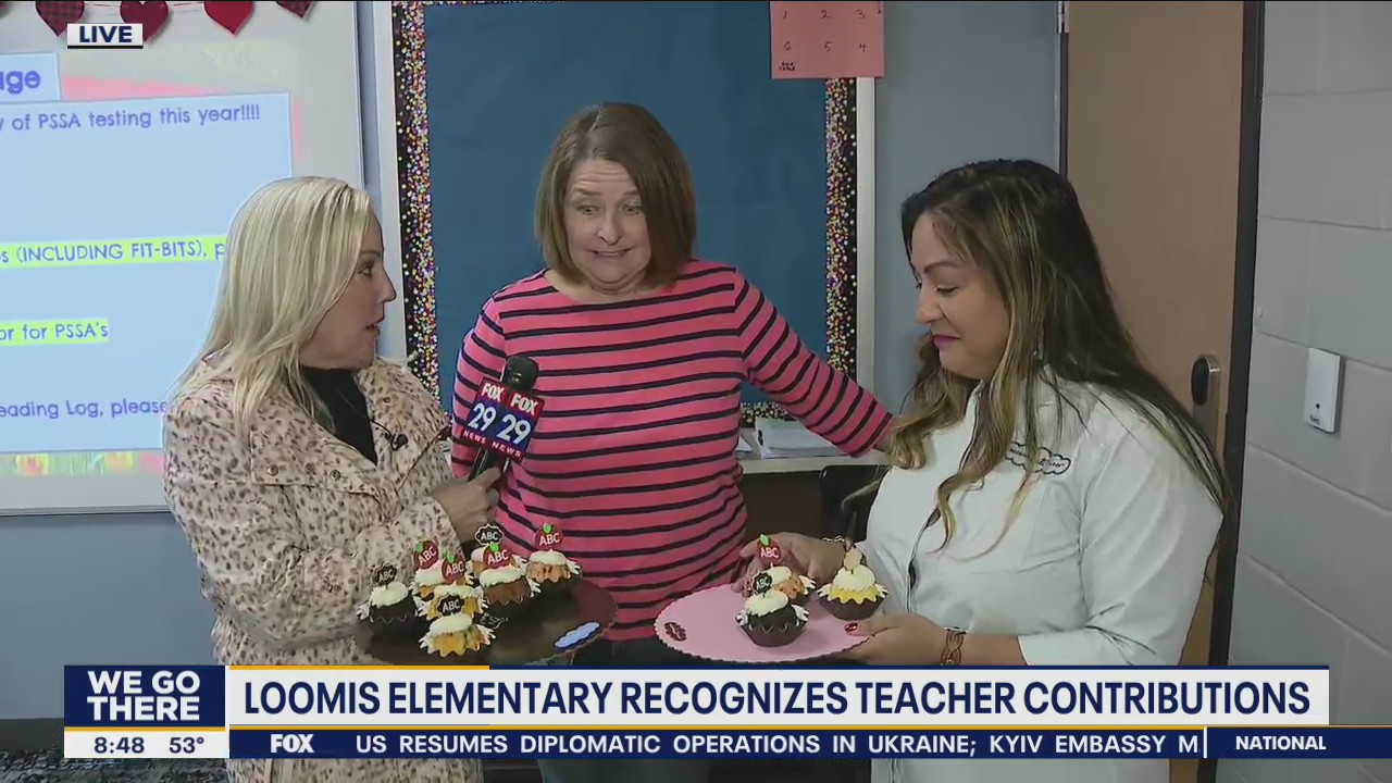 Teachers at Loomis Elementary get a surprise for Teacher Appreciation Week