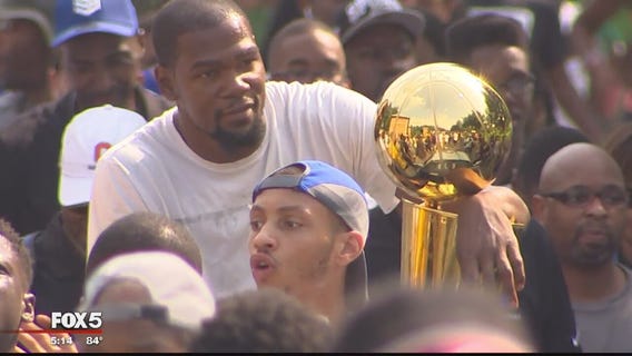 Seat Pleasant honors hometown MVP Kevin Durant with parade