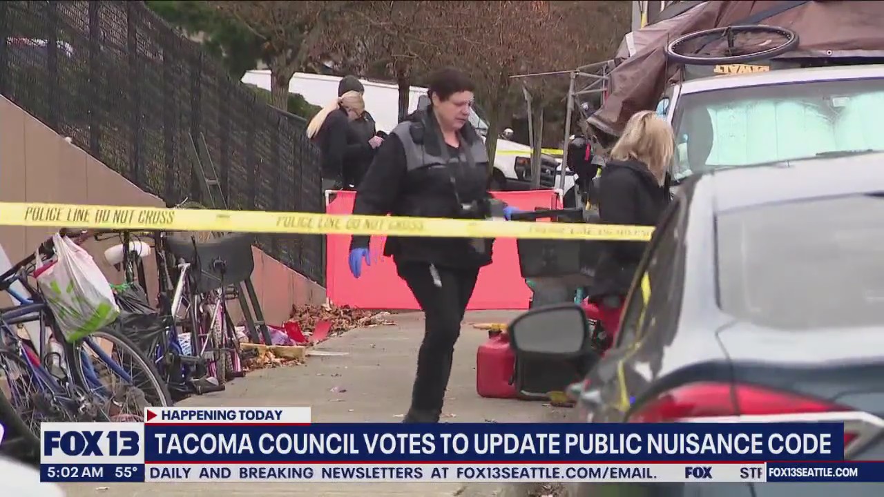 Tacoma council votes to update public nuisance code