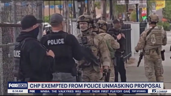 CHP exempted from police unmasking proposal