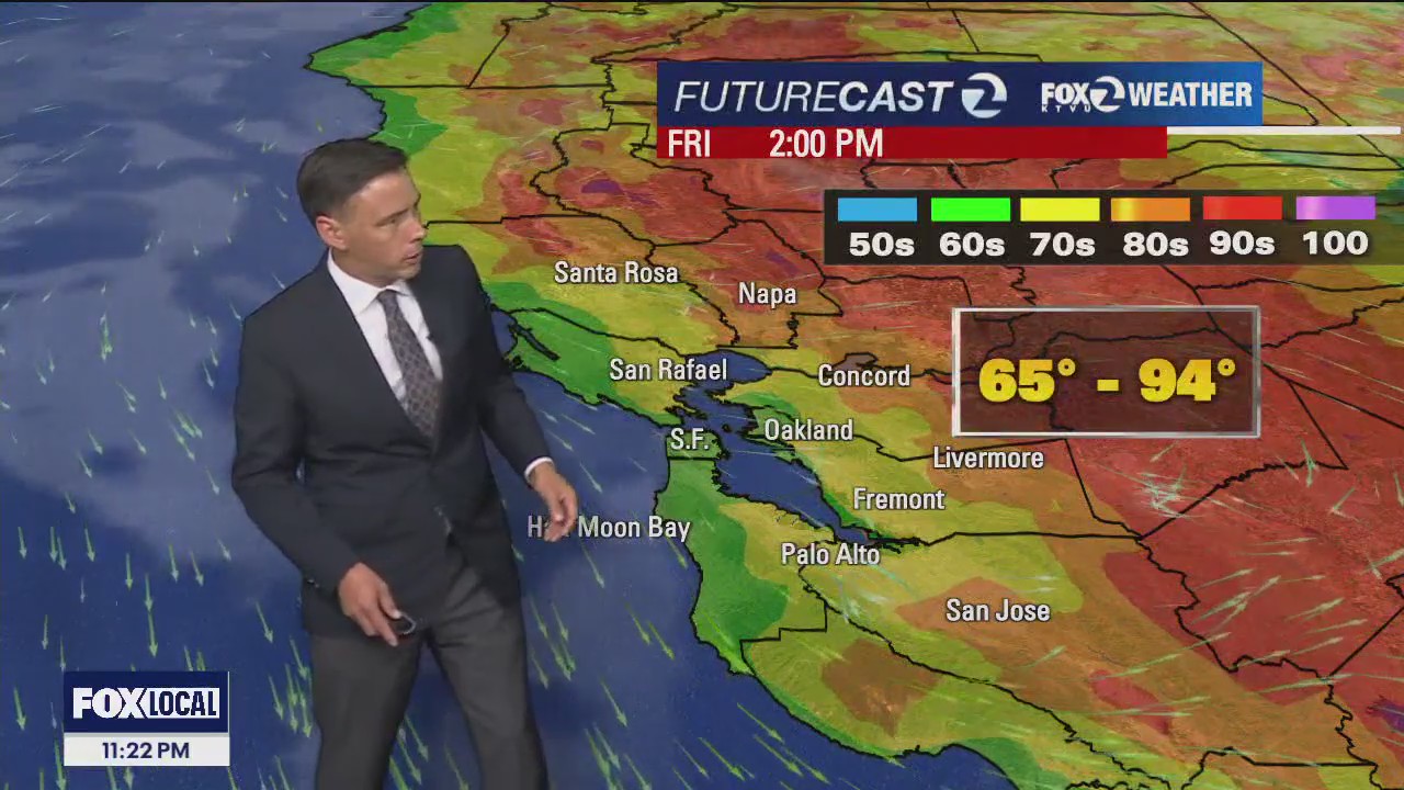 Warm to hot pattern this weekend