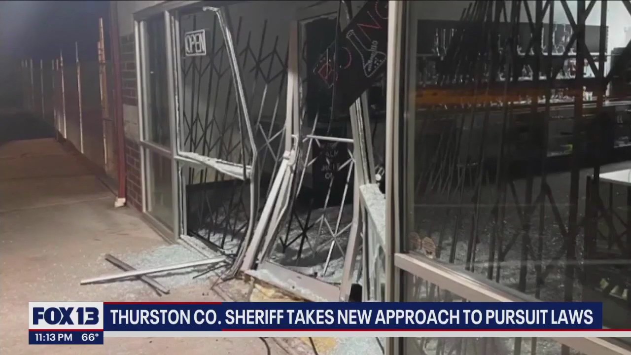 Thurston Co. sheriff takes new approach to pursuit laws