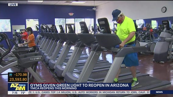 YMCA reopens in Phoenix after Gov. Ducey announces gyms can reopen in Arizona