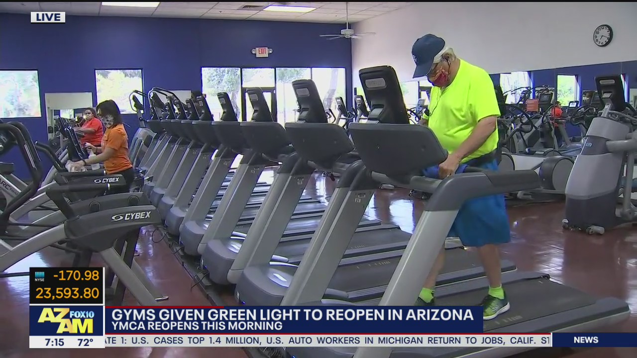 YMCA reopens in Phoenix after Gov. Ducey announces gyms can reopen in Arizona