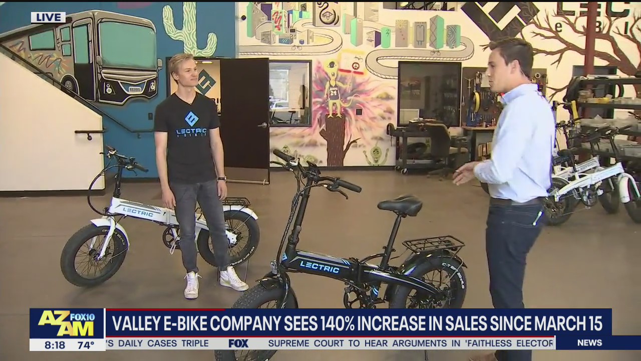 Valley electric bike company sees 140% sales increase amid COVID-19