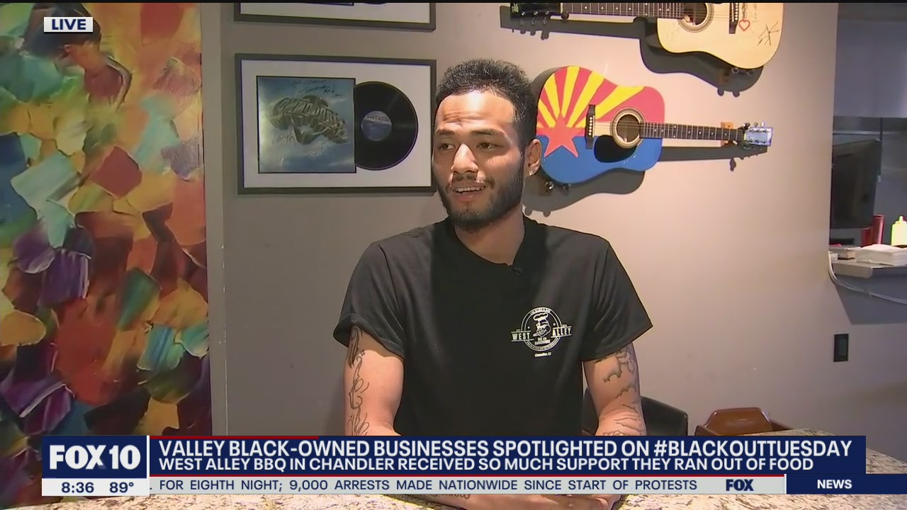 Chandler BBQ restaurant runs out of food after being overwhelmed with support on #BlackOutTuesday