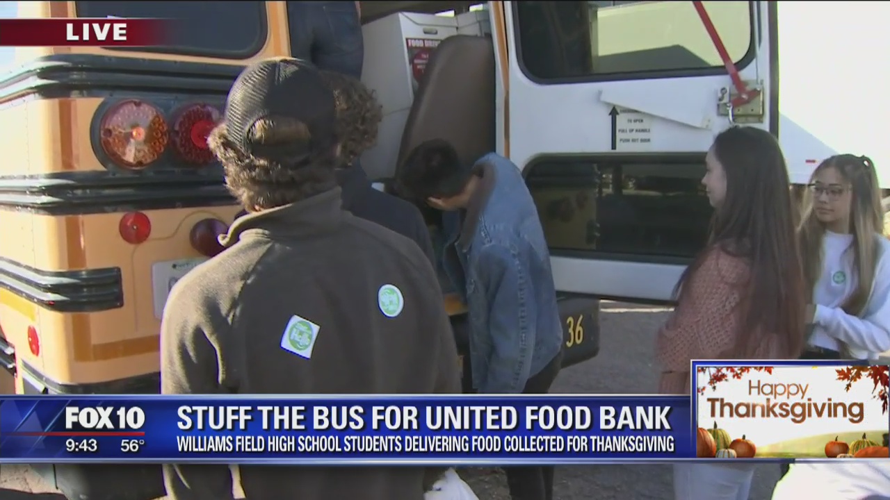 Stuff the bus for United Food Bank