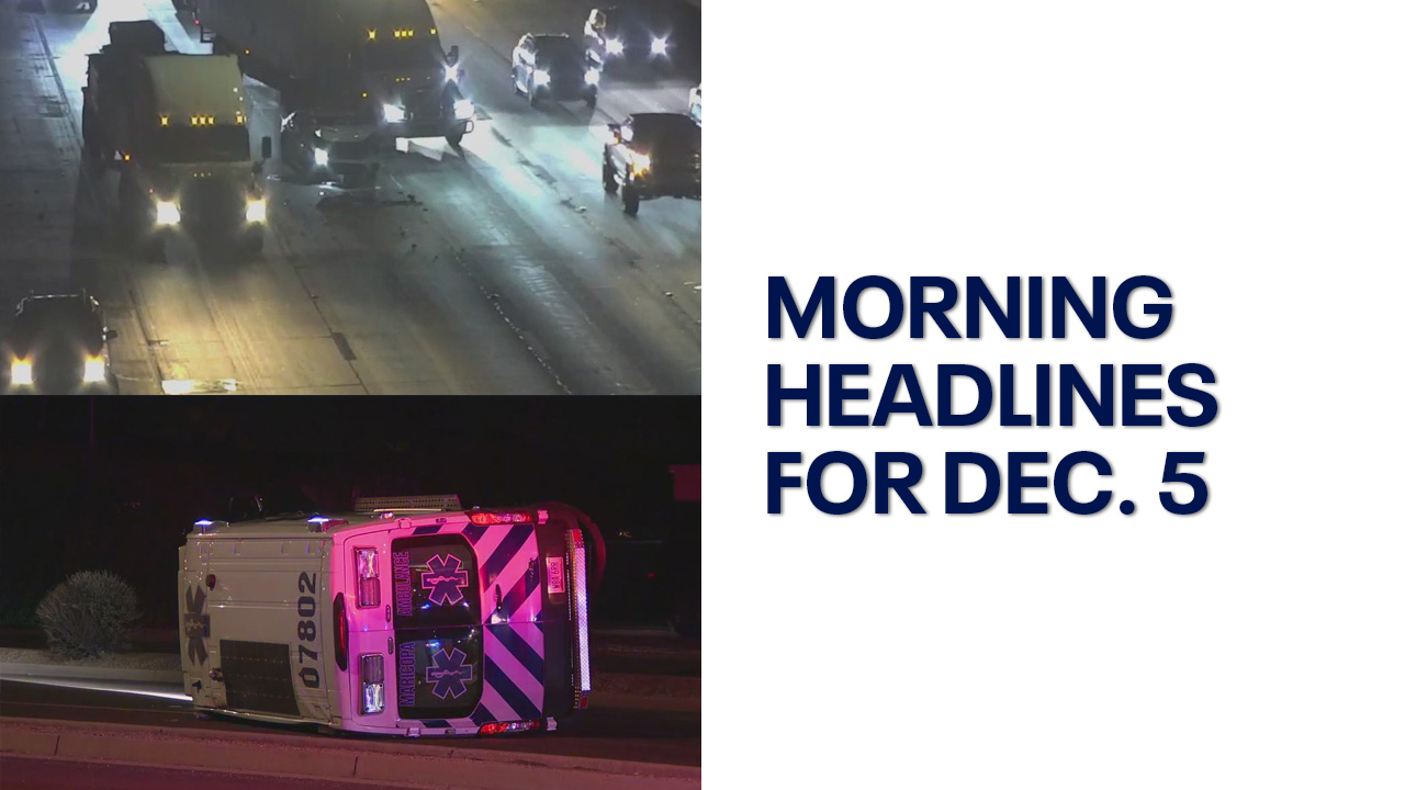 Police chase; ambulance crash l Morning Headlines Dec. 5 | FOX 10 Phoenix