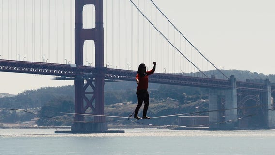 Highliner near Golden Gate Bridge
