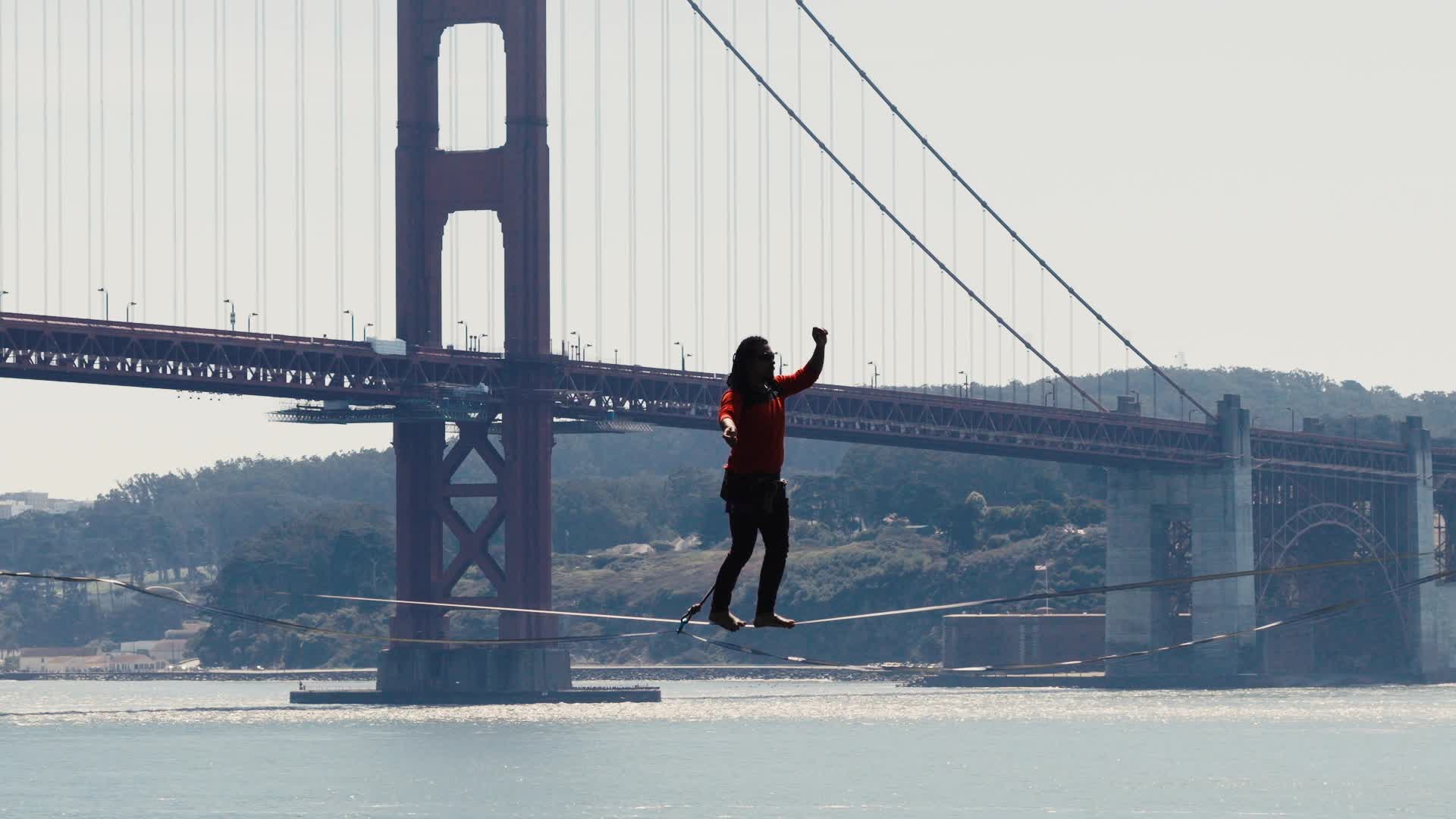 Highliner near Golden Gate Bridge