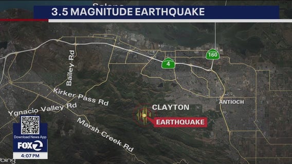3.5 magnitude earthquake shakes Contra Costa County